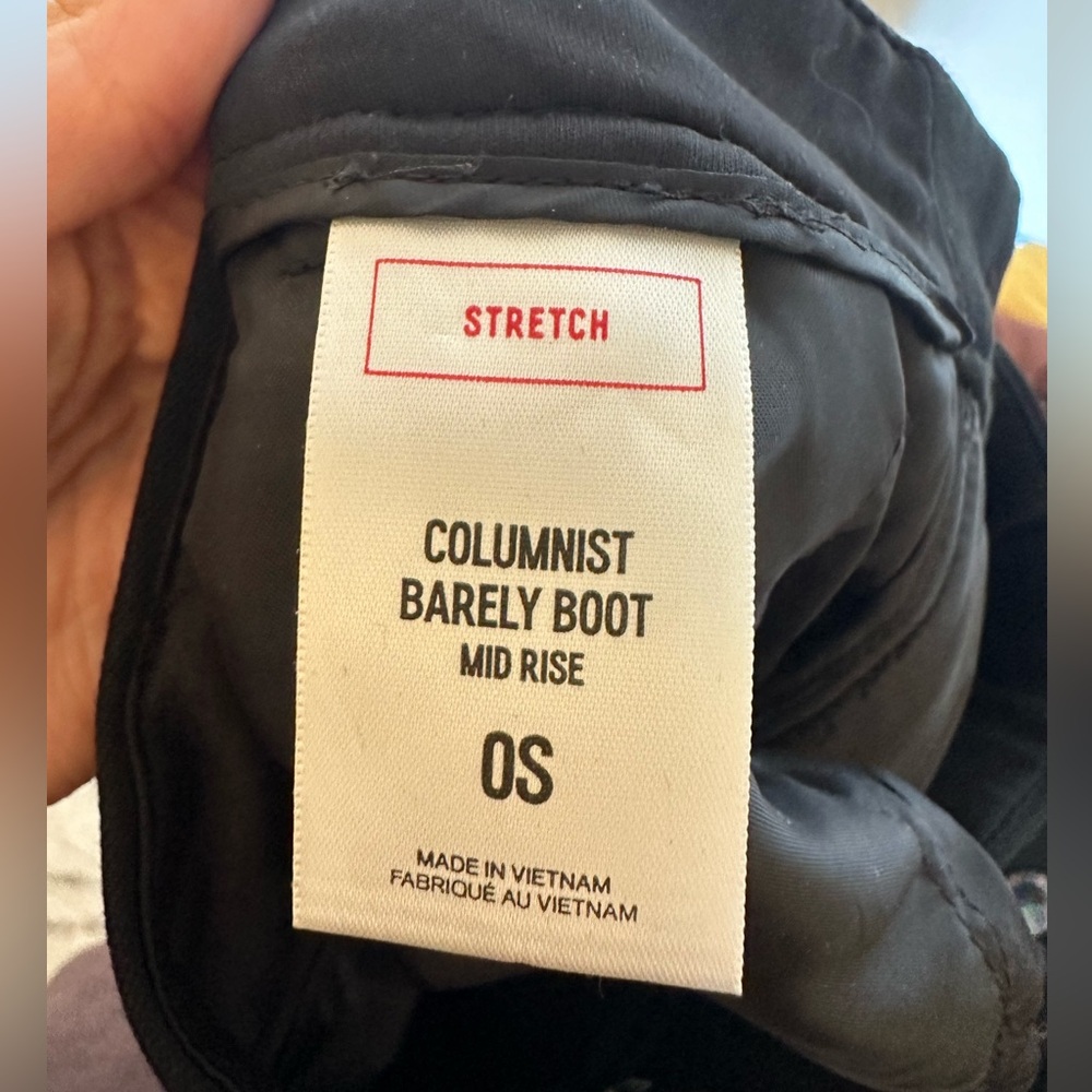 Small 0 Black Express Columnist Barely Boot Pants - image 4